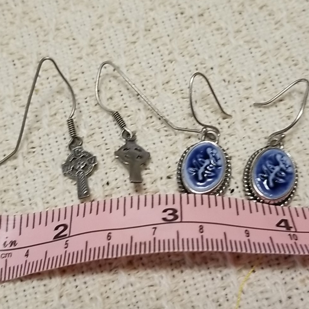 Silver earrings - Picture 5 of 5